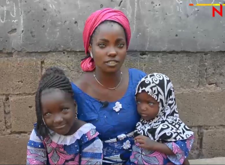 Kwara Governor's Wife Steps In To Help Abandoned Blue-Eyed Mom ...